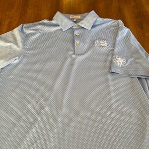 Mens Peter Millar golf polo.